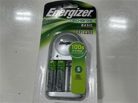 NEW ENERGIZER RECHARGEABLE BATTERIES - AA