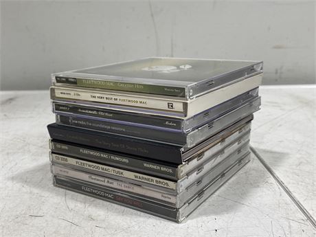 9 FLEETWOOD MAC CDS - EXCELLENT COND.