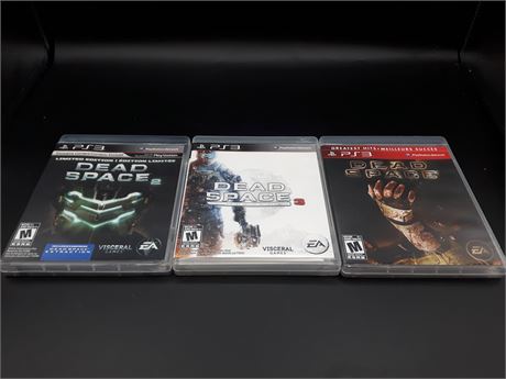 DEAD SPACE 1, 2, 3 - PS3