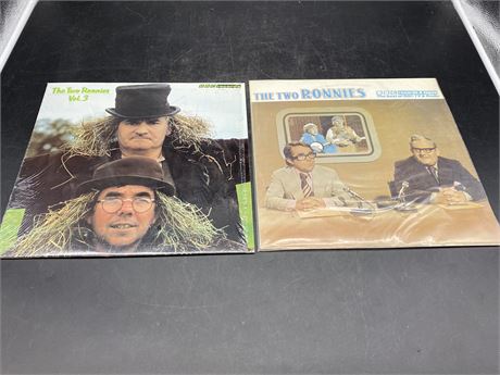 2 THE TWO RONNIES RECORDS - GOOD CONDITION