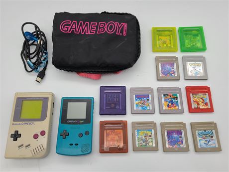 GAMEBOY AND GAMES