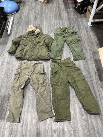 AUTHENTIC 1960’s / 70’s ARMY COAT + TROUSERS