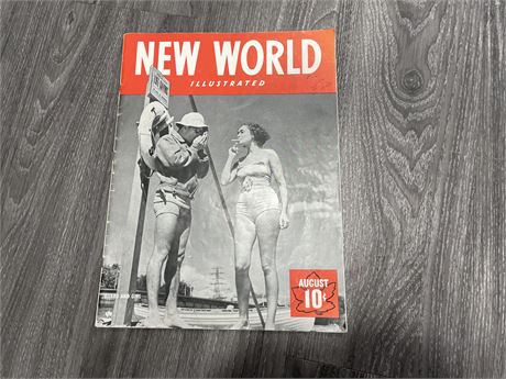 NEW WORLD 1940 WW2 CANADA MAGAZINE