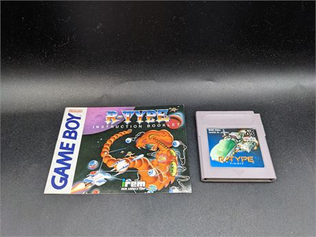 R-TYPE - WITH MANUAL - EXCELLENT CONDITION - GAMEBOY