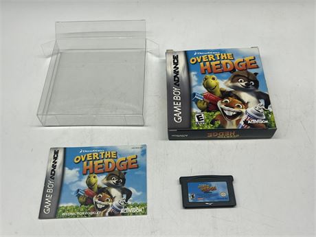 OVER THE HEDGE - GAMEBOY ADVANCE COMPLETE W/BOX & MANUAL - EXCELLENT COND.