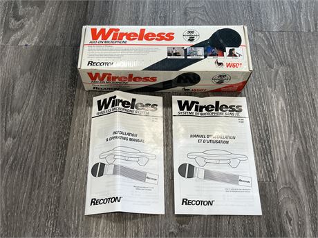 NEW OLD STOCK WIRELESS MICROPHONE