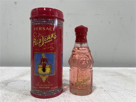 NEW VERSACE RED JEANS WOMAN PERFUME - 75ML