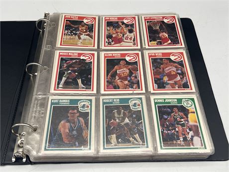 1989-1990 FLEER BASKETBALL SET MISSING 34 CARDS - HAS 134/168 OF SET