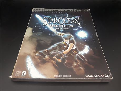 STAR OCEAN TILL THE END OF TIME - GUIDE BOOK