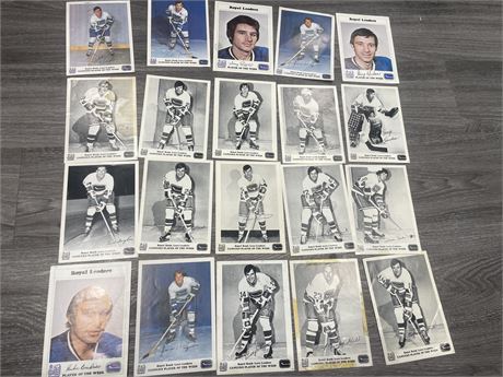 LOT OF EARLY 1970’S CANUCKS PHOTOS