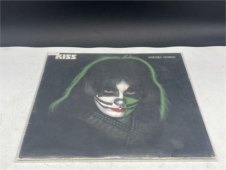 RARE 1978 NETHERLANDS PRESS - KISS - PETER CRISS - EXCELLENT (E)