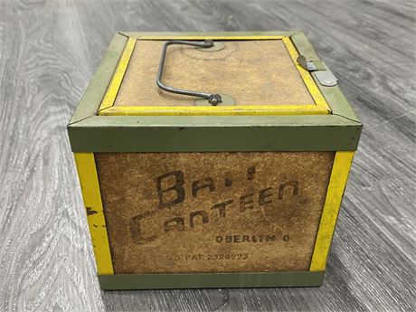 VINTAGE OBERLIN BAIT CANTEEN (7” tall)