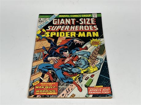 GIANT SIZE SUPER HEROES SPIDER MAN #1