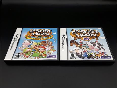 HARVEST MOON - TWO GAMES (NINTENDO DS)