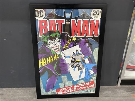 BATMAN #251 LARGE FRAMED COMIC BOOK PRINT (22”x37”)