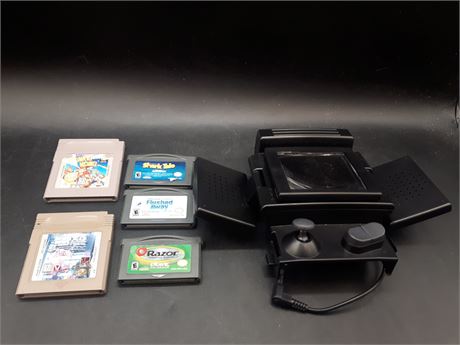 COLLECTION OF GAMEBOY GAMES AND ACCESSORIES - VERY GOOD CONDITION