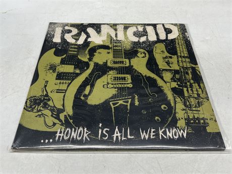RANCID - HONOR IS ALL WE KNOW - EXCELLENT (E)