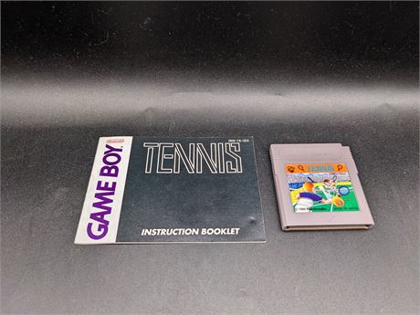 TENNIS - WITH MANUAL - EXCELLENT CONDITION - GAMEBOY