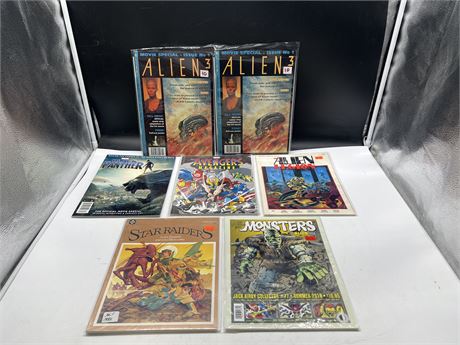 7 MISC GRAPHIC NOVEL / MAGS