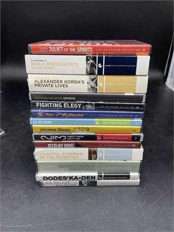 14 CRITERION COLLECTION / DVD BOX SETS