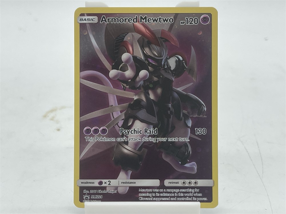 Urban Auctions - 2019 POKEMON PROMO ARMORED MEWTWO #SM228