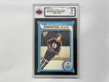 KSA 5 1979/80 ROOKIE WAYNE GRETZKY O-PEE-CHEE NHL CARD