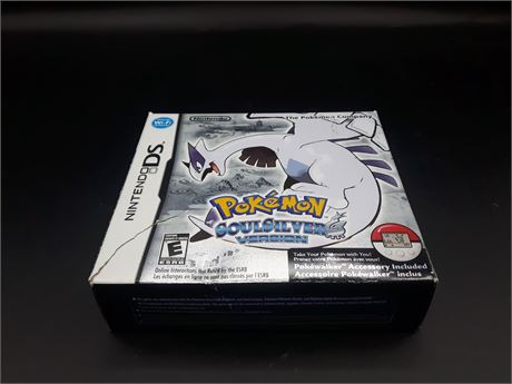 POKEMON SOUL SILVER WITH POKEWALKER - VERY GOOD CONDITION - DS