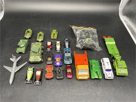 COLLECTABLE TOY CARS - TANKS - PLANE (LESNEY/TONKA/MATCHBOX/OTHERS)