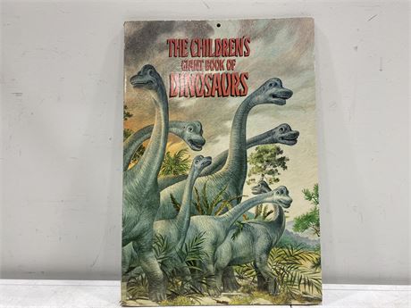 THE CHILDRENS GIANT BOOK OF DINOSAURS BOARD BOOK