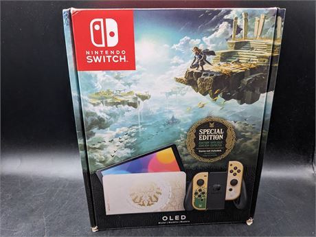 ZELDA EDITION NINTENDO SWITCH OLED CONSOLE - CIB - EXCELLENT CONDITION