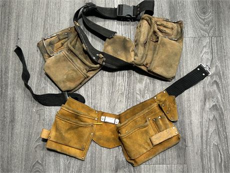2 MISC. TOOL BELTS - USED CONDITION