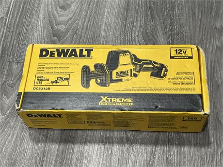 (NEW) DEWALT ONE HANDED RECIPROCATING SAW (TOOL ONLY) DCS312B
