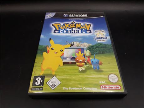 RARE - POKEMON CHANNEL (PAL) - VERY GOOD CONDITION - GAMECUBE