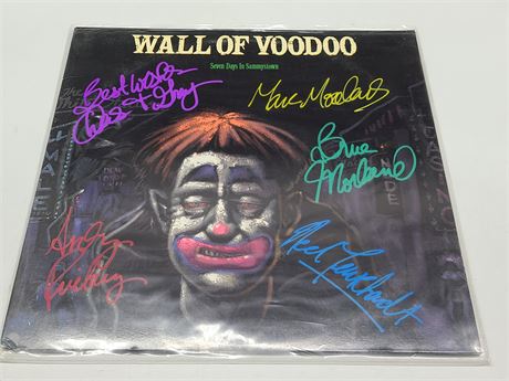 EALL OF VOODOO BAND-SIGNED LP ALBUM WITH COA