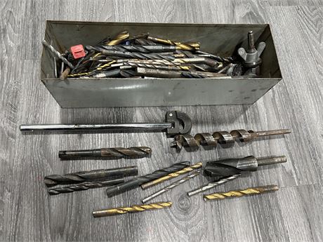 LOT OF MISC DRILL BITS