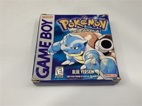 POKÉMON BLUE - CIB - GAMEBOY - GOOD CONDITION (Box has wear)