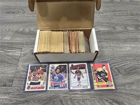 LOT OF 1970’s/80’s NHL CARDS