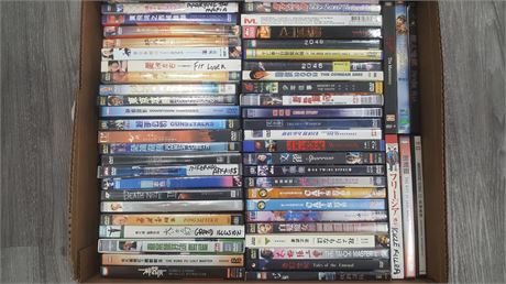 54 Japanese  DVDS