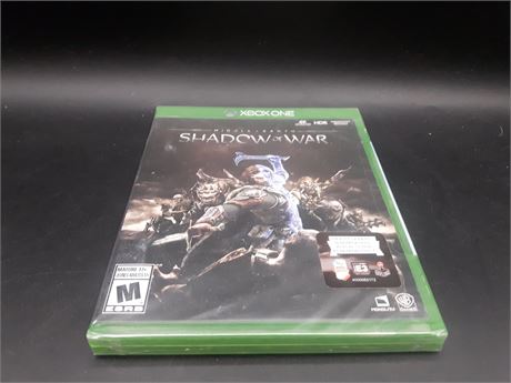 SEALED - MIDDLE EARTH SHADOW OF WAR - XBOX
