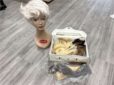 LORD + CLIFF SIGNED HEAD/BUST & 10+ HAIR EXTENSIONS