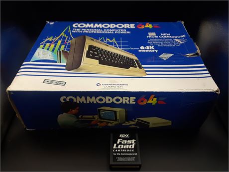COMMODORE 64 COMPUTER - CIB - VERY GOOD CONDITION
