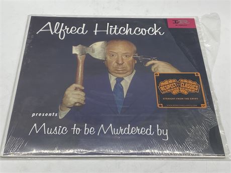 ALFRED HITCHCOCK - MUSIC TO BE MURDERED BY W/OG SHRINK - NEAR MINT (NM)
