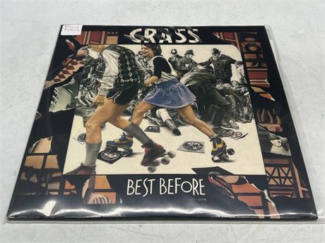 CRASS - BEST BEFORE 2LP FRENCH PRESS - NEAR MINT (NM)