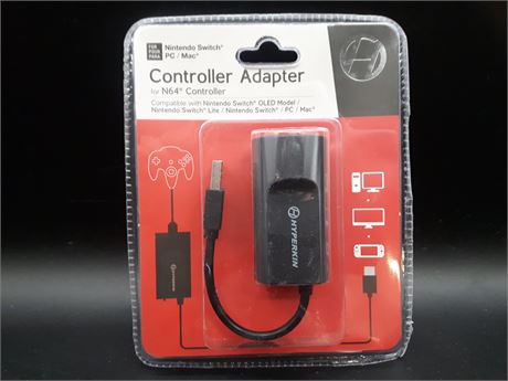SEALED - N64 CONTROLLER ADAPTER - NINTENDO SWITCH