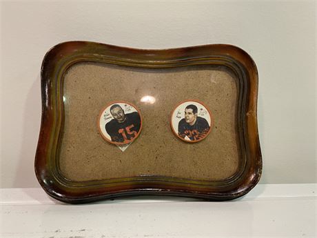 BC LIONS JOE KAPP & WILLIE FLEMMING COLLECTABLE