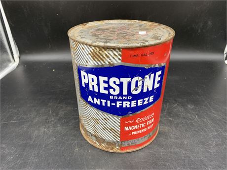 1950’s PRESTONE ANTIFREEZE 1 GALLON CAN