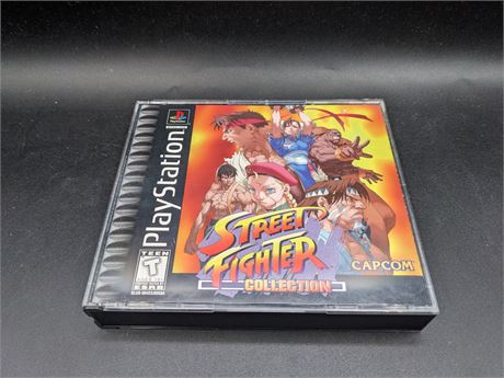 STREET FIGHTER COLLECTION - VERY GOOD CONDITION - PLAYSTATION ONE