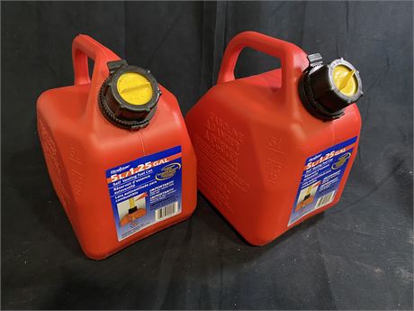 2 NEW GAS JERRY CANS