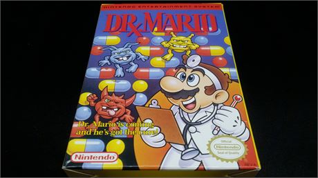 DR. MARIO (NES) COMPLETE WITH BOX & INST. EXCELLENT CONDITION