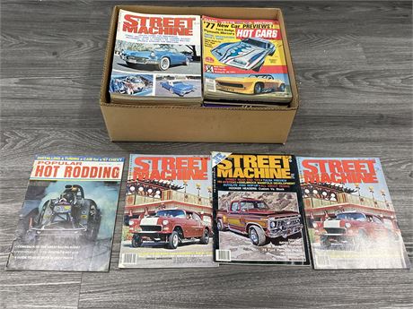 BOX OF VINTAGE CAR MAGS